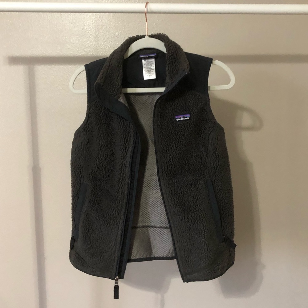 Patagonia Black Sherpa Vest